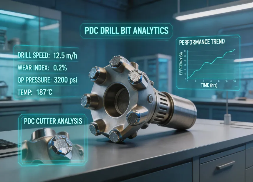 Digital drill bit engineering scene